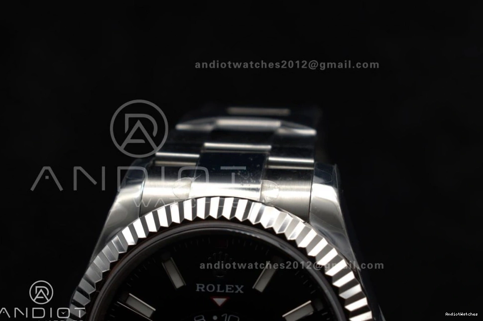 Dial Black Edition SS Best on A 1087 Sky-Dweller 904L SS 1:1 WellDesigned Bracelet 326934 ZF 0301